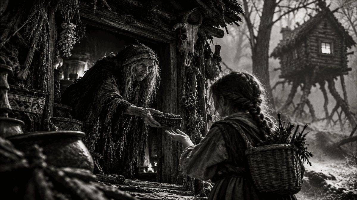 Descubre el rol de Baba Yaga y Propp como donante en cuentos de terror