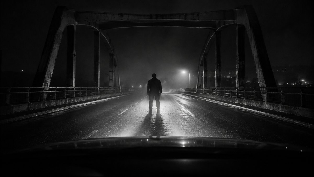 El Hombre del Puente de Saltillo: la sombra que detiene autos de madrugada