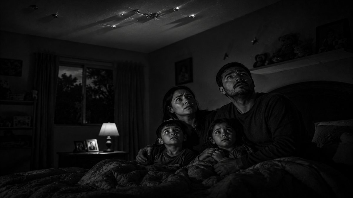 Una familia escucha canicas rodando en el techo cada madrugada