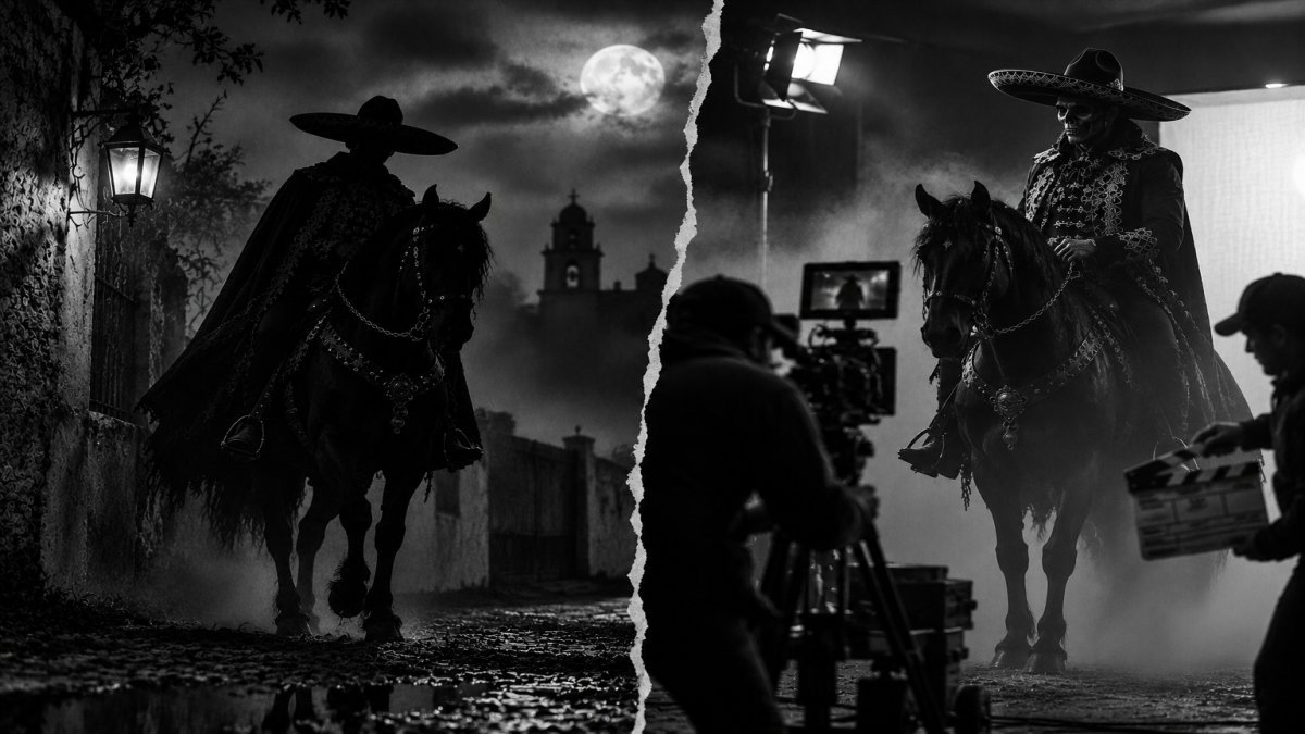 Descubre la leyenda del Charro Negro y su reflejo en la pantalla