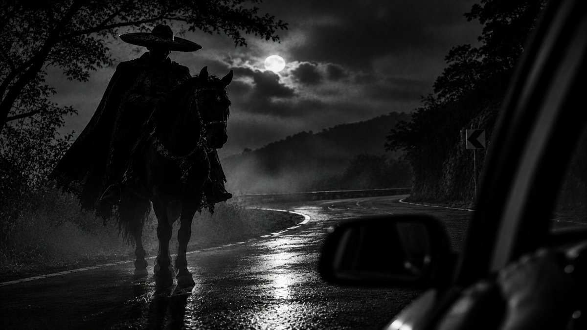El Misterio de El Charro Negro: Apariciones en Caminos Nocturnos