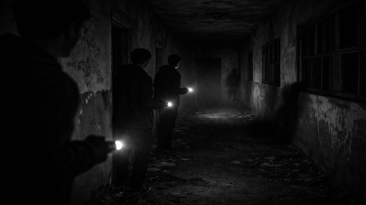 La aparición que muchos aseguran ver dentro de la escuela cerrada del bosque